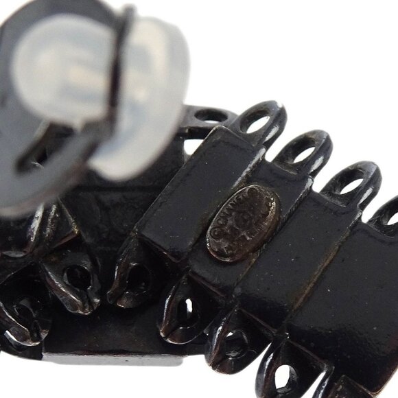 Chanel Earrings Clip-On Silver 98P - Picture 4 of 4